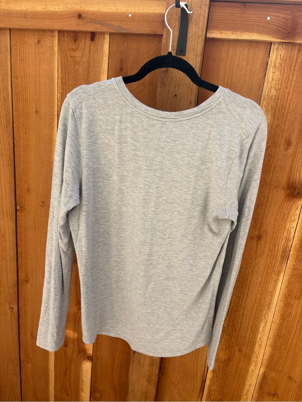 lululemon athletica Light Heather Grey Long-Sleeve Crew